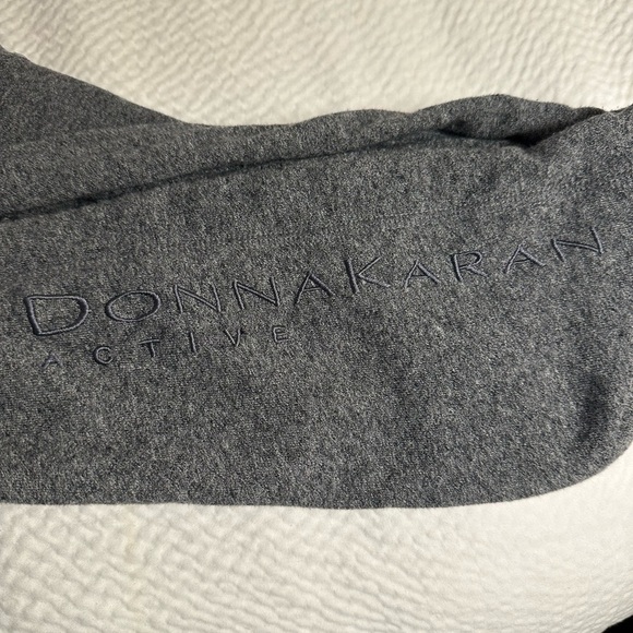 Donna Karan Charcoal Zip-Up Hoodie - Picture 7 of 16